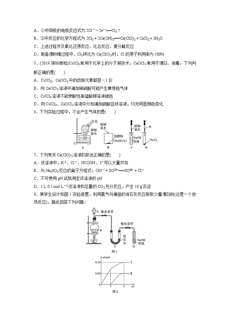 2022届高考化学一轮复习 微题型29 氯及其化合物的制备与性质探究（解析版）第2页