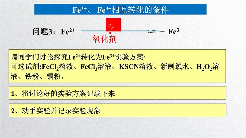 第三章第一节《铁及其化合物》第3课时Fe2+和Fe3+的性质及其检验 课件 人教版（2019）高一化学必修第一册第7页