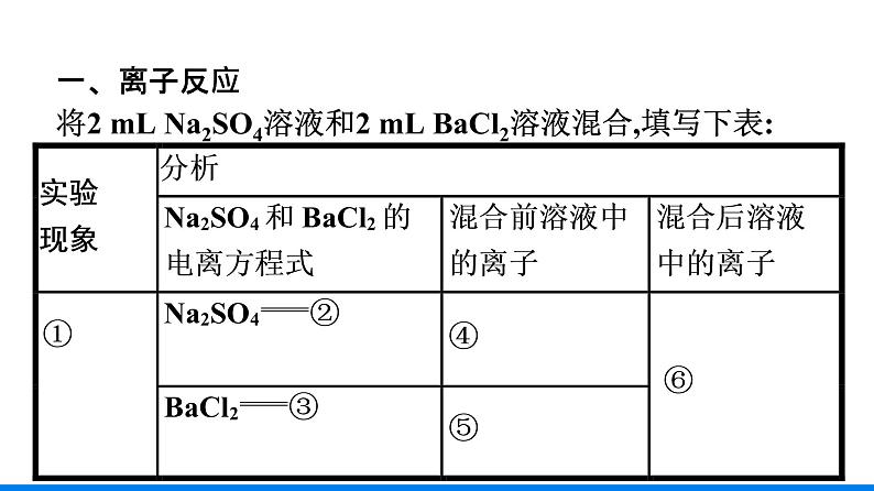 第一章 第二节 第2课时　离子反应 人教版（2019）高中化学必修第一册课件第6页