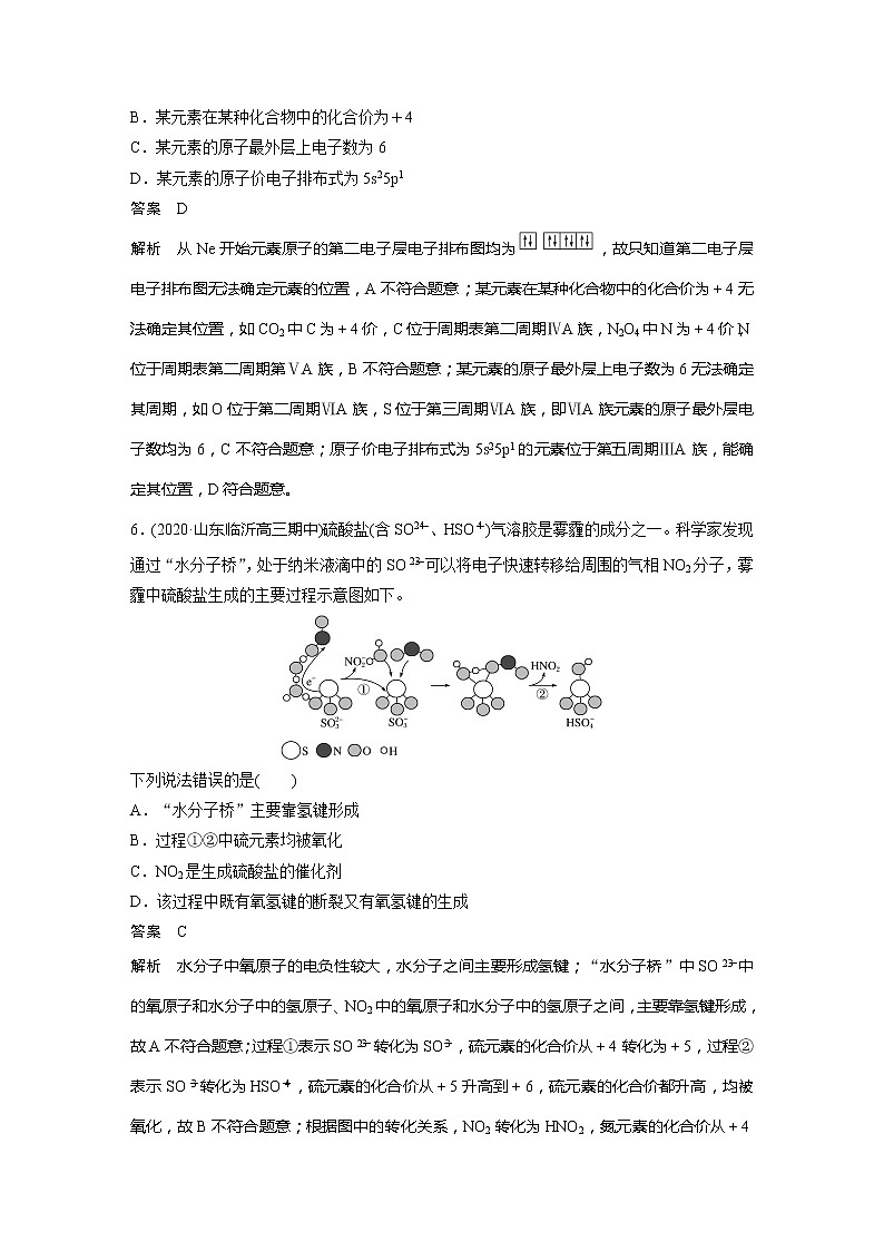 2022届高考一轮复习单元检测十二　物质结构与性质(选考)03