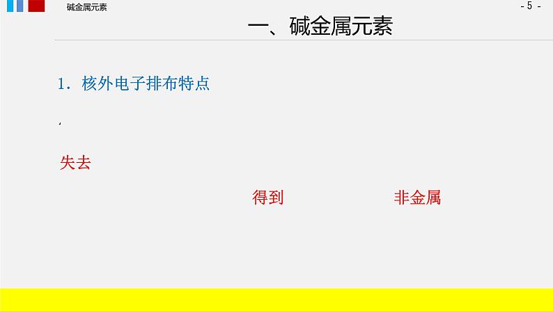 第四章 第一节原子结构与元素周期表 第三课时 原子结构元素的性质课件上学期高一化学人教版（2019）必修第一册05