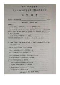 2020届湖北省武汉市部分学校新高三起点质量检测化学试题 PDF版