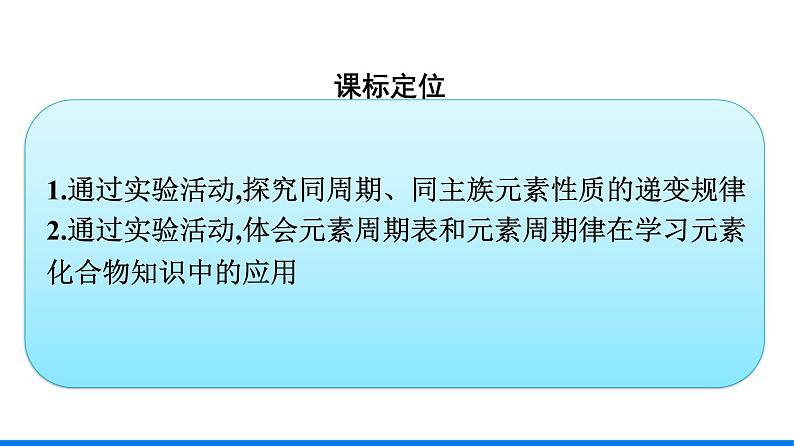 第四章 实验活动3　同周期、同主族元素性质的递变 人教版（2019）高中化学必修第一册课件03