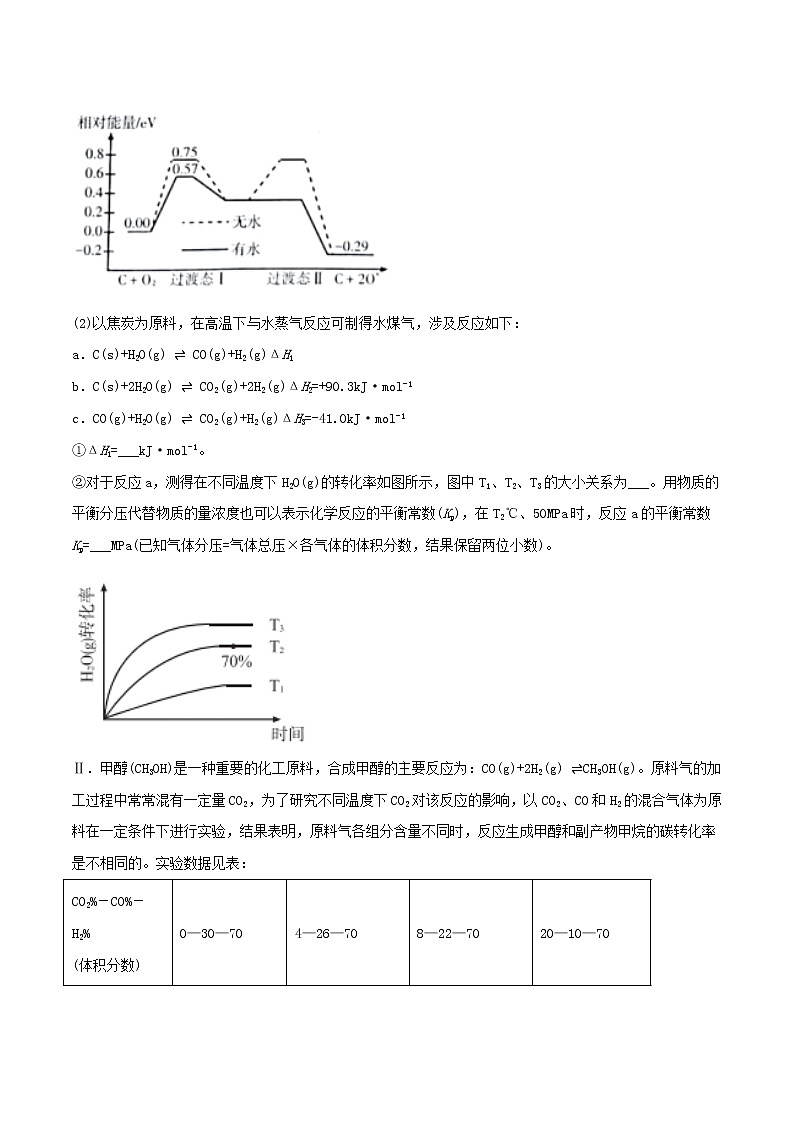 2022学年高考化学模拟题汇编专题14化学反应原理综合含解析第3页
