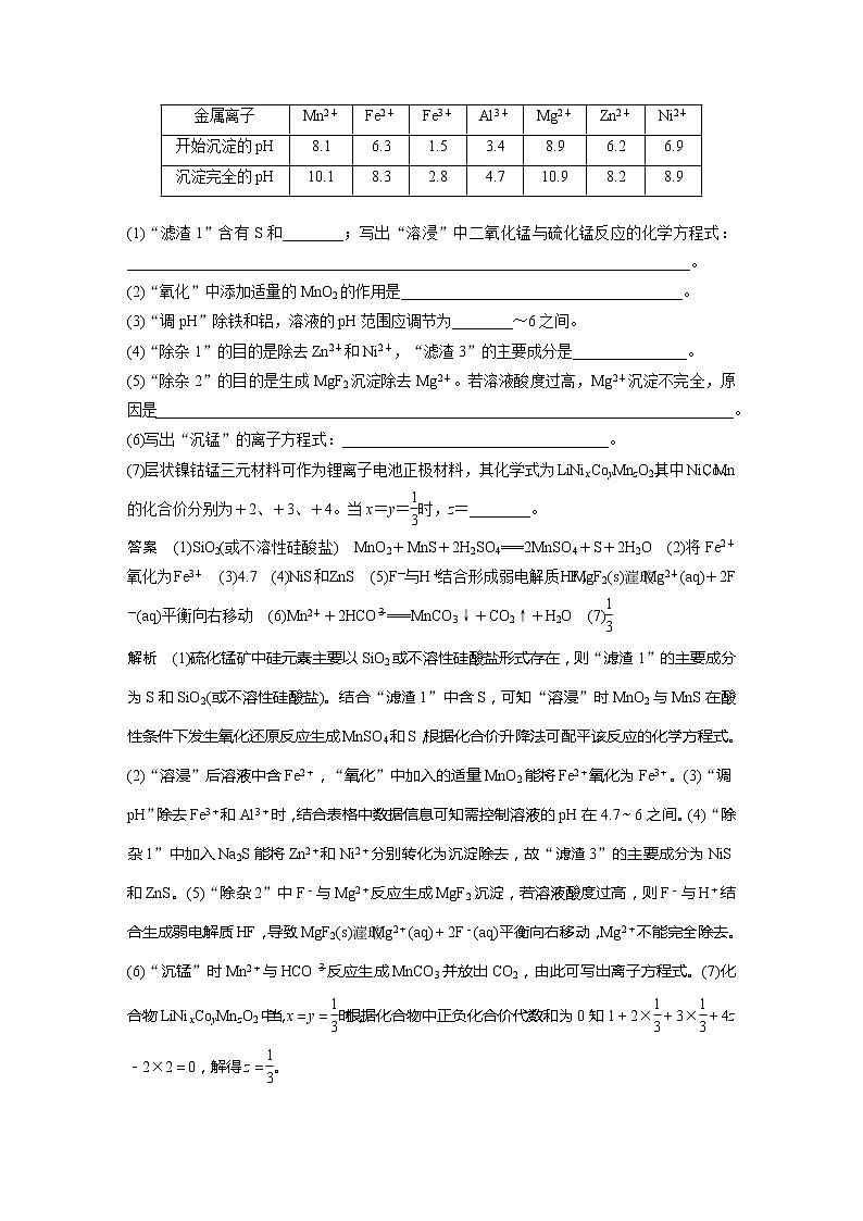 2022届高考化学一轮复习讲义学案（新教材人教版）第八章 第45讲　无机化工流程题的解题策略第3页