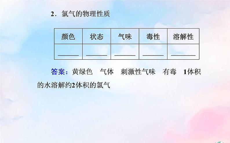 2022版高考化学一轮复习专题二第二节氯及其化合物课件新人教版第4页