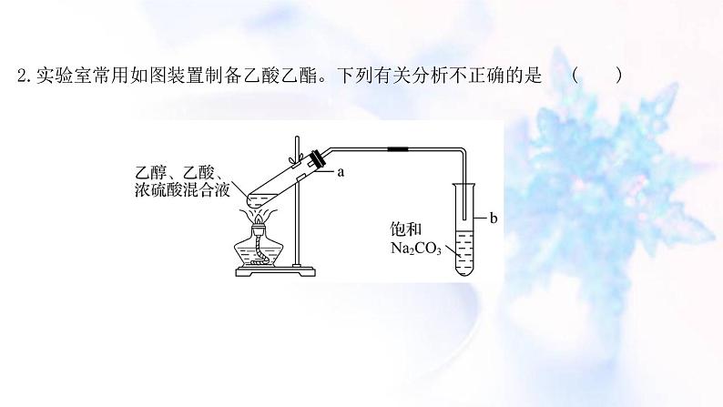 高考化学一轮复习课时作业三十一生活中常见的有机物课件鲁科版07