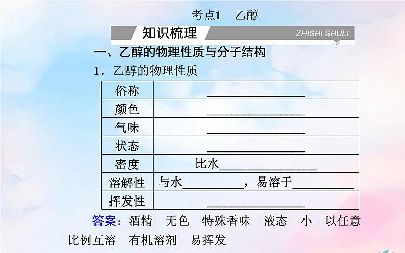 2022版高考化学一轮复习专题七第二节乙酸与乙酸课件新人教版第3页