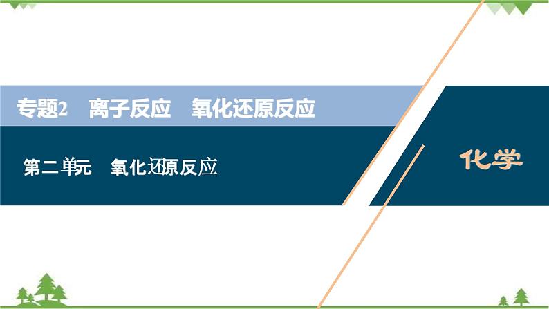 2022高考化学选考（浙江专用）一轮总复习课件：专题2+第二单元　氧化还原反应第1页