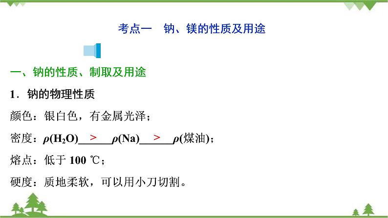 2022高考化学选考（浙江专用）一轮总复习课件：专题3+第一单元　钠、镁及其化合物04