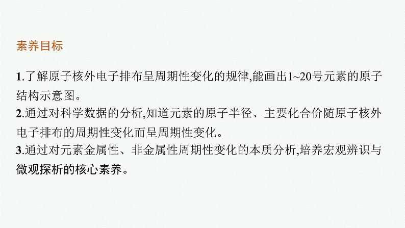 苏教版（2019）高中化学必修第一册 专题5 微观结构与物质的多样性 第一单元 第一课时 元素周期律课件PPT03