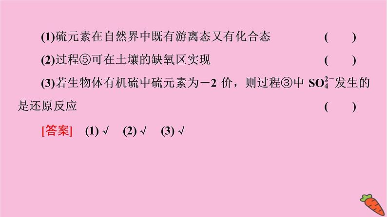 新教材2021-2022学年鲁科版化学必修第一册课件：第3章 第2节 基础课时15　自然界中的硫　二氧化硫的性质08