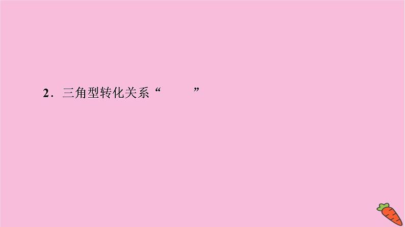 新教材2021-2022学年鲁科版化学必修第一册课件：第3章 第3节 能力课时4　物质特殊的转化关系与常见气体的制备第5页