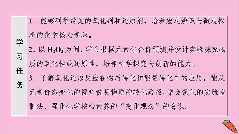 新教材2021-2022学年鲁科版化学必修第一册课件：第2章 第3节 基础课时12　氧化剂和还原剂　氧化还原反应的应用第2页