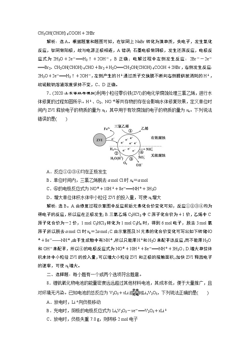 2022届高考化学一轮复习讲义学案第6章  课题22　课后达标检测03