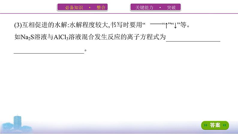 高考化学专题复习  专题八　水溶液中的离子平衡_第4讲　盐类的水解学案06