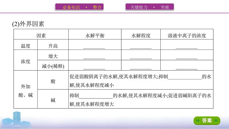 高考化学专题复习  专题八　水溶液中的离子平衡_第4讲　盐类的水解学案08