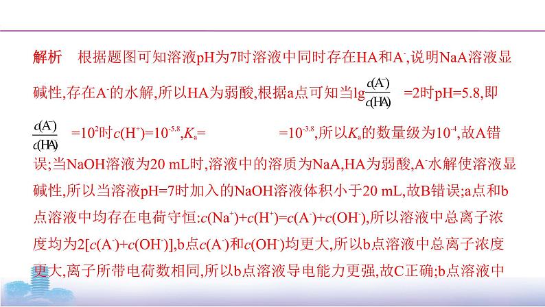 高考化学专题复习  专题八　水溶液中的离子平衡_微专题9　四大平衡常数及其应用学案07