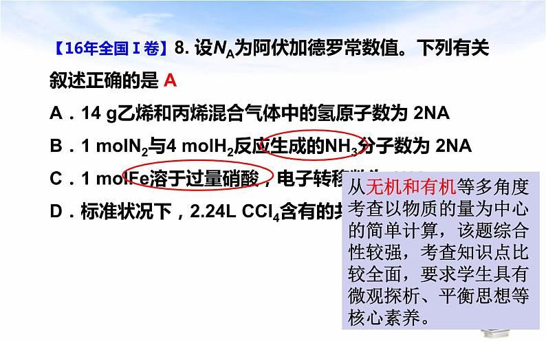 2022高考化学深度学习 视域下的高考化学元素化合物课件第8页