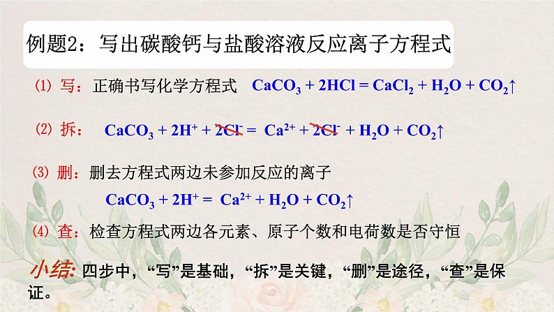 第一章第二节离子反应（第二课时）  离子反应课件【新教材】2021-2022学年人教版（2019）高一化学必修一第7页