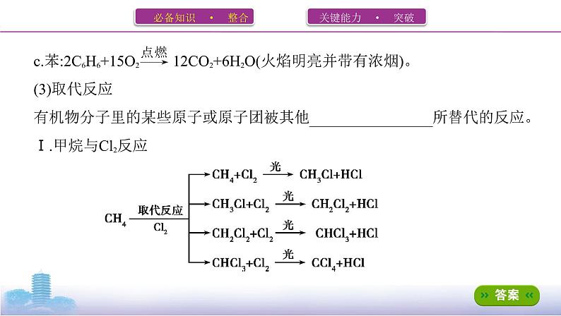高考化学专题复习  专题九　常见有机物及其应用_第1讲　来自化石燃料的化工原料课件PPT07