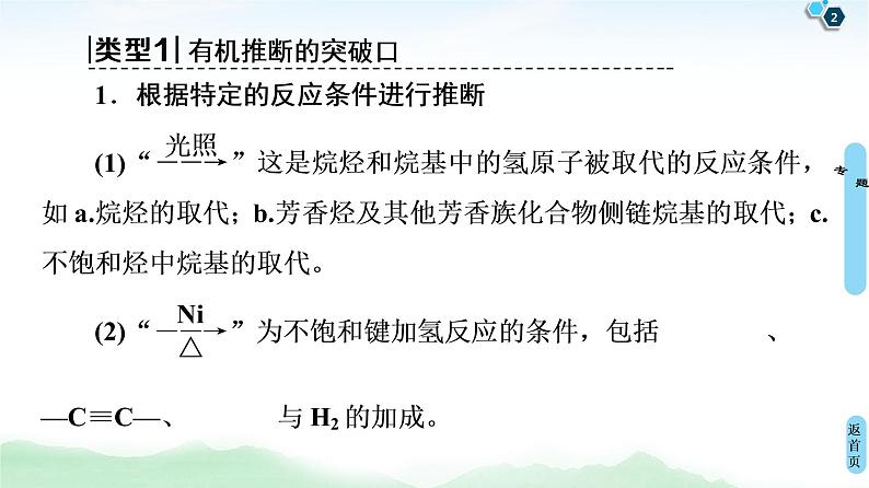 2021高三化学人教版一轮课件：第11章 高考专题讲座6 有机推断与合成的突破方略02