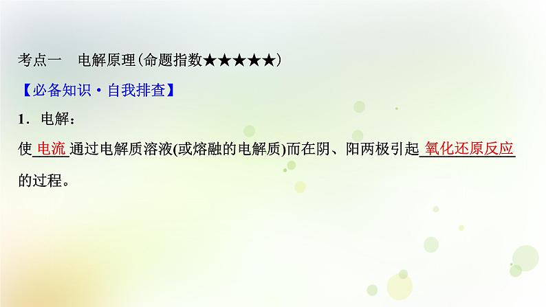 2022版高考化学一轮复习第六章化学反应与能量第三讲电解池及其工作原理金属的腐蚀与防护课件新人教版第3页