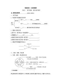 2022届高考化学一轮复习学案：第17讲　原子结构　化学键