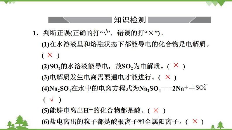 （新教材）2021-2022学年人教版化学必修第一册课件：第一章+第二节+第1课时　电解质的电离第6页