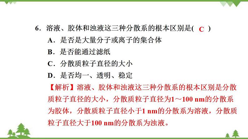 （新教材）2021-2022学年人教版化学必修第一册课件：第一章　物质及其变化+单元素养检测卷08