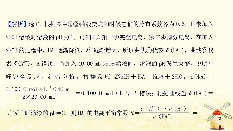 高考化学一轮复习强化提升课：中和滴定曲线分析课件新人教版06