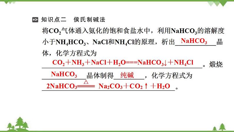 （新教材）2021-2022学年人教版化学必修第一册课件：第二章+第一节+第2课时　碳酸钠和碳酸氢钠　焰色试验06