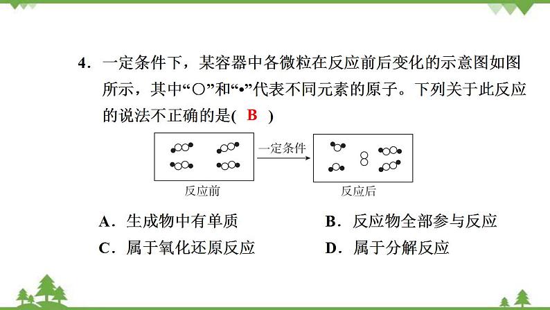 （新教材）2021-2022学年人教版化学必修第一册作业课件：第一章+高效作业5+【第1课时　氧化还原反应】06