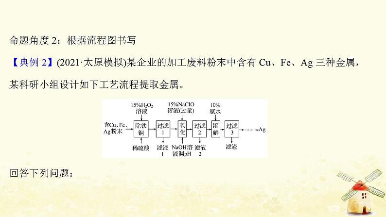 高考化学一轮复习强化提升课：陌生情境中的氧化还原反应方程式的书写课件新人教版07