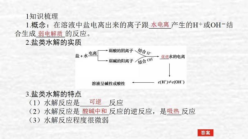 8.3盐类的水解课件新人教版 高考化学一轮复习第5页