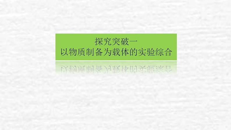 10.4化学实验中的综合探究与创新突破课件新人教版 高考化学一轮复习第3页