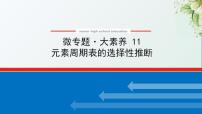 11元素周期表的选择性推断课件新人教版 高考化学一轮复习