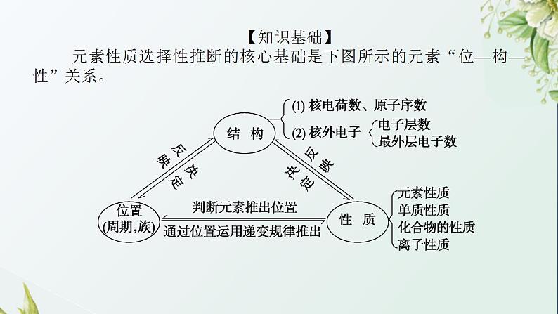 11元素周期表的选择性推断课件新人教版 高考化学一轮复习第2页