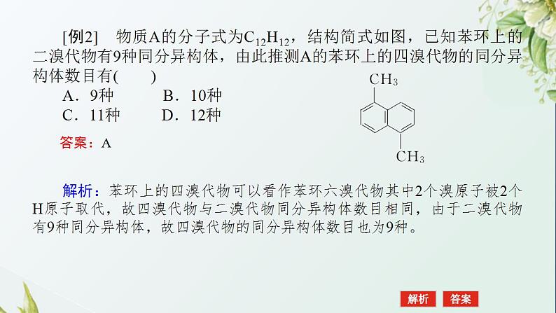 16同分异构体的四种分析方法课件新人教版 高考化学一轮复习06