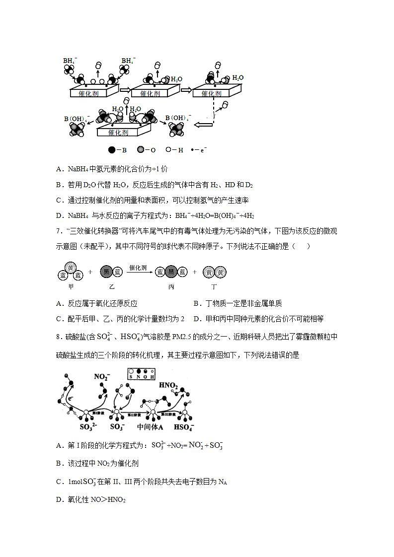 2022届高三化学一轮高考复习常考题型：32基于反应机理的氧化还原反应考查03