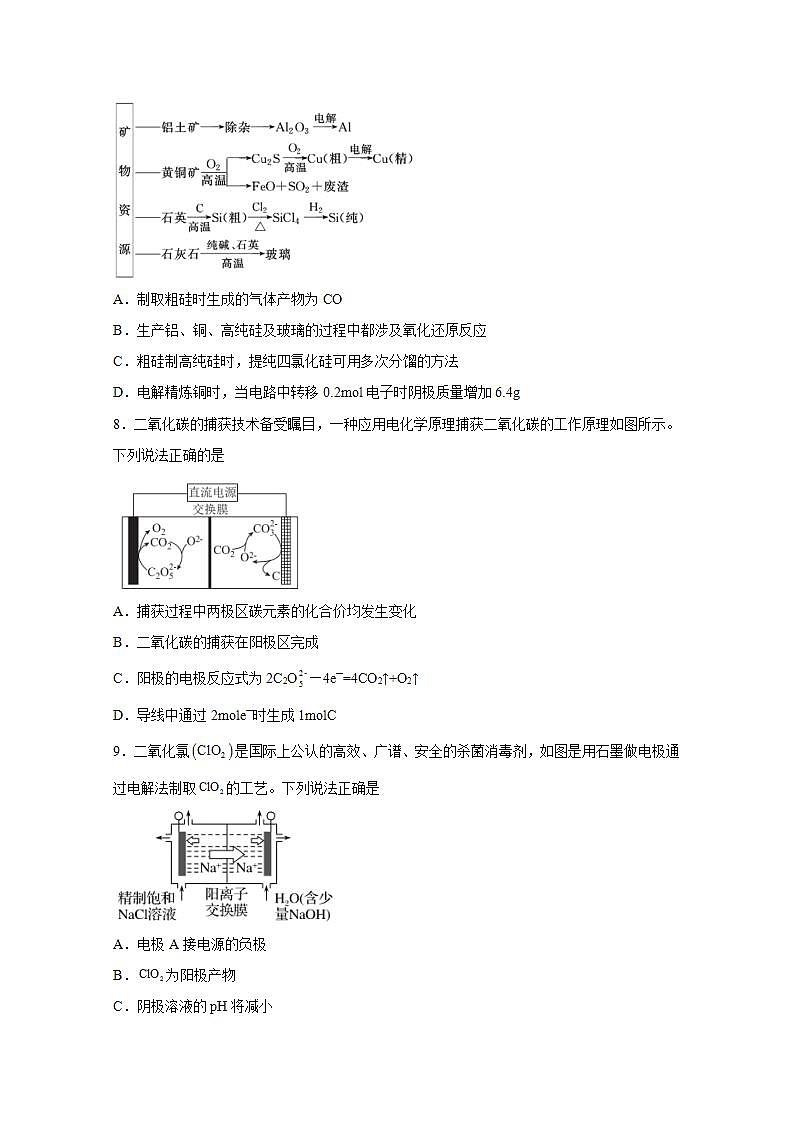 2022届高三化学一轮高考复习常考题型：80电解原理的应用总合练习第3页