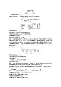 2022版高考化学选考山东专用一轮总复习集训：专题六金属及其化合物 模块卷