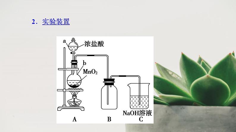 高中化学人教版2019版必修一 2.2.2 氯气的实验室制法  氯离子的检验（课件）07