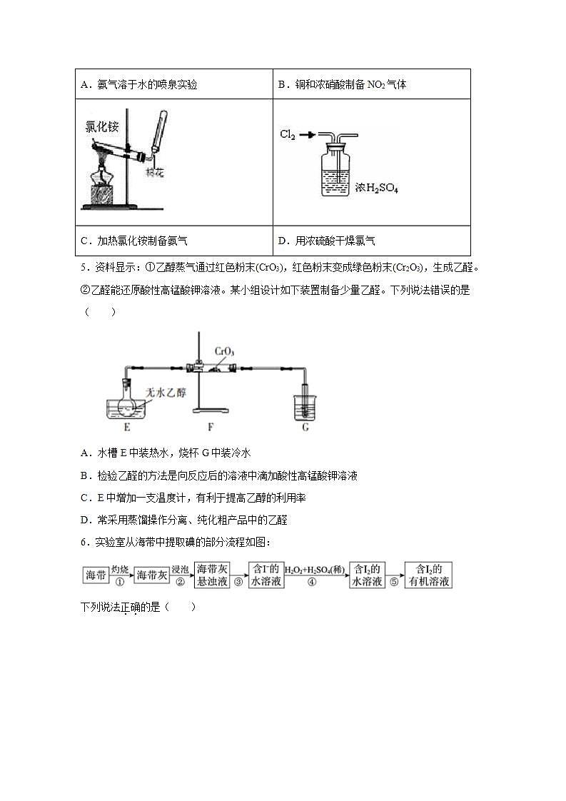 2022届高三高考化学一轮实验专题突破15——有机化合物制备实验流程题第2页