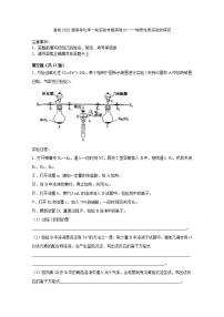 2022届高三高考化学一轮实验专题突破01——物质性质实验的探究