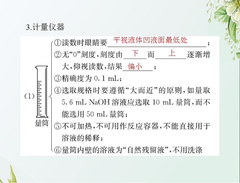 通用版高考化学一轮复习模块4化学实验基础第十单元第1节化学实验常用仪器及基本操作课件第7页