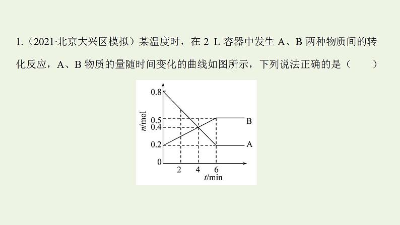 高考化学一轮复习高考专项练十二化学平衡图象应用专练课件鲁科版第2页