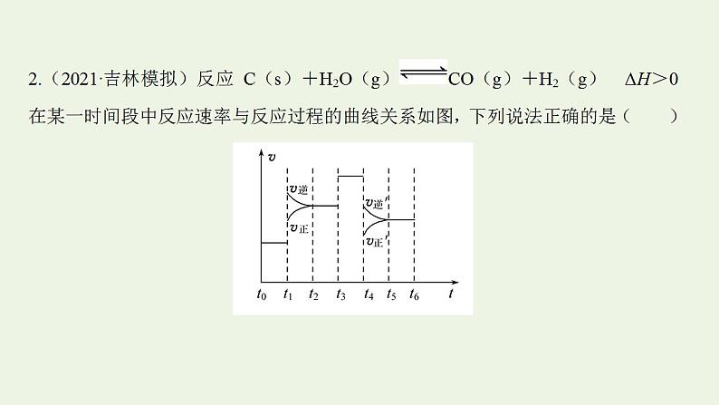 高考化学一轮复习高考专项练十二化学平衡图象应用专练课件鲁科版第5页