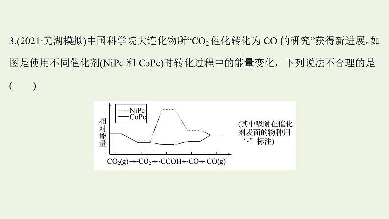 高考化学一轮复习高考专项练十化学反应历程分析专练课件鲁科版第8页