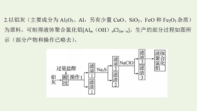 高考化学一轮复习高考专项练四铝及其化合物在化工流程中的考查课件鲁科版第5页